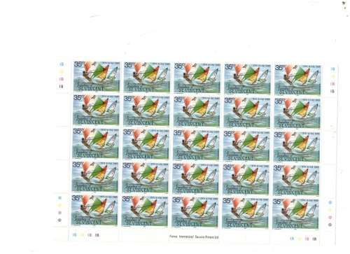 ST VINCENT 3 X 25 CONTROL BLOCKS MINT SEE PICS!!!!