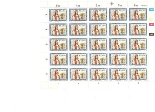 RSA 4 X 25 CONTROL BLOCKS MINT SEE PICS!!!!