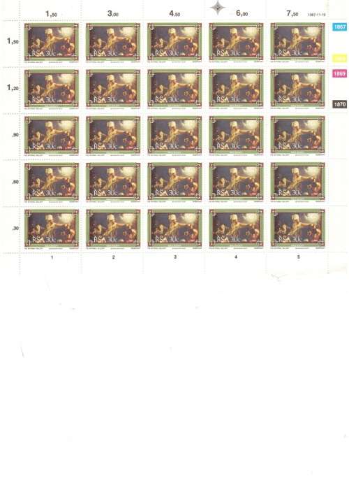 RSA 3 X 25 CONTROL BLOCKS MINT SEE PICS!!!!