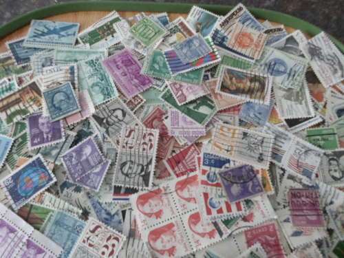 1000 X  UNITED STATES OF AMERICA USED STAMPS OFF PAPER SEE PICS!!!