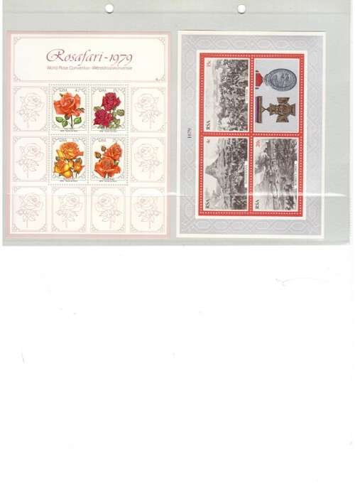 RSA MINT AND MINIATURE SHEETS SEE PICS!!!!!