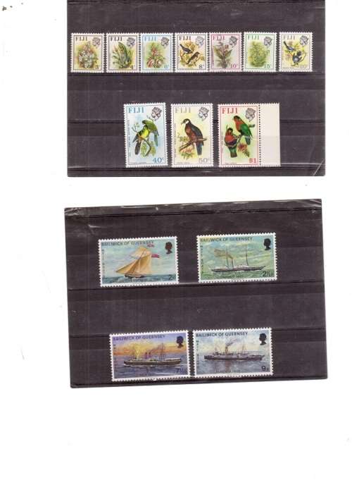 FIJI,GUERNSEY,GB,COOK ISLAND MINT STES SEE PICS!!!!
