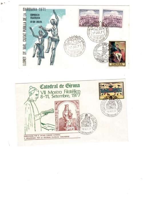 2 X SPAIN,1 X AUSTRALIA,1 X NEW ZEALAND FIRST DAY COVERS SEE PICS!!!!