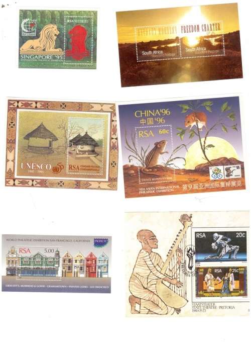 17 X RSA MINIATURE SHEETS MINT CONDITION SEE PICS!!!