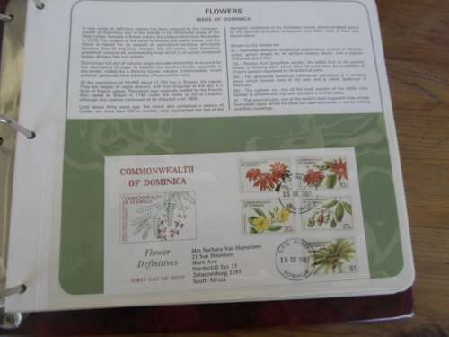 BRITISH COMMONWEALTH FIRST DAY COVERS MINT CONDITION NOT ALL PAGES SCANNED SEE PICS!!!