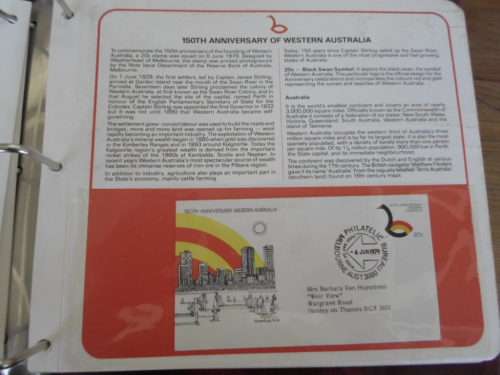 BRITISH COMMONWEALTH FIRST DAY COVERS MINT CONDITION NOT ALL PAGES SCANNED SEE PICS!!!