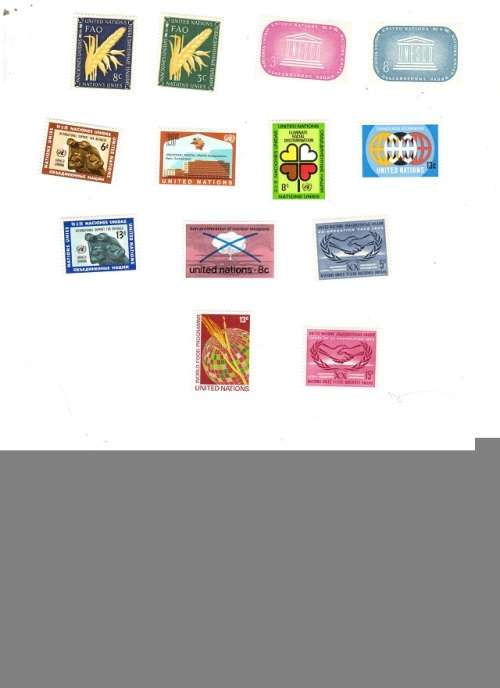 UNITED NATIONS MINT STAMPS SEE PICS!!!!