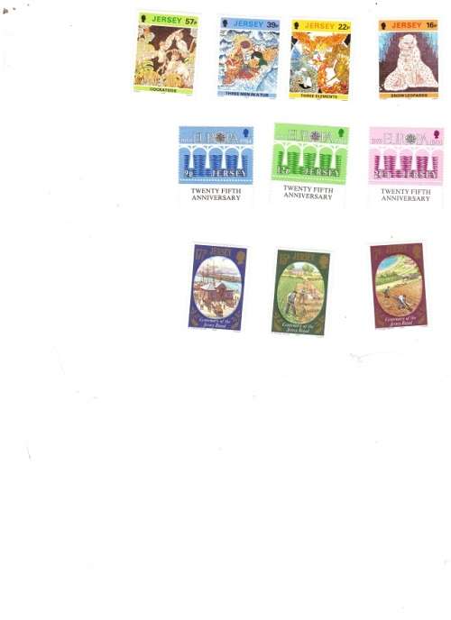 JERSEY 3 X MINT SETS STAMPS NOT HINGED SEE PICS!!!