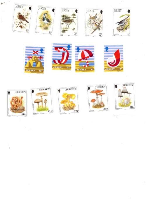 14 X JERSEY MINT UNHINGED STAMPS SEE PICS!!!