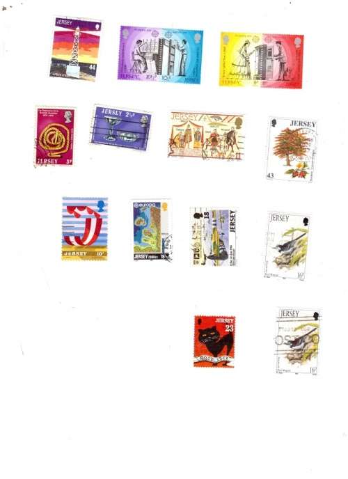 15 X JERSEY USED STAMPS SEE PICS!!!