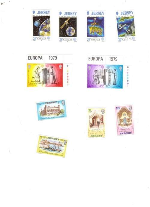 12 X JERSEY MINT STAMPS SEE PICS!!!