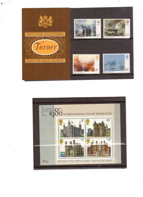 4 X GREAT BRITAIN MINT SETS SEE PICS!!!