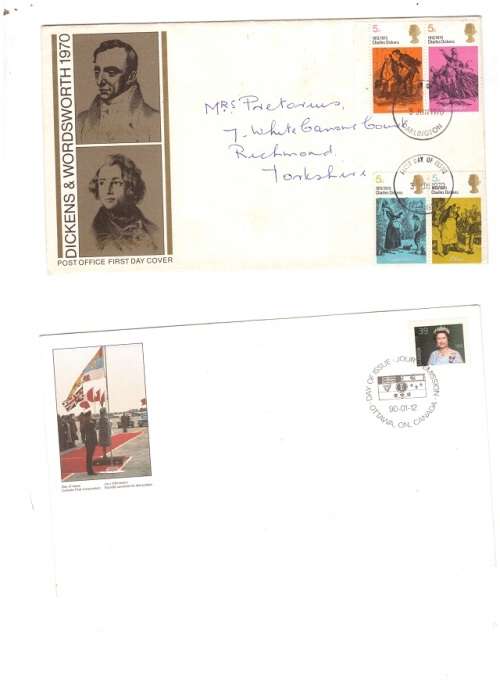 6 X ROYALTY FIRST DAY COVERS SEE PICS!!!