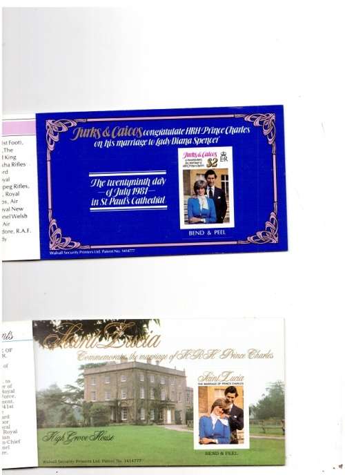 GREAT BRITAIN 2 X BOOKLETS MINT STAMPS ROYAL WEDDING SEE PICS!!!!