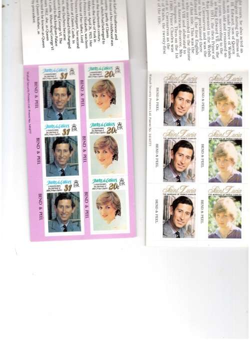 GREAT BRITAIN 2 X BOOKLETS MINT STAMPS ROYAL WEDDING SEE PICS!!!!