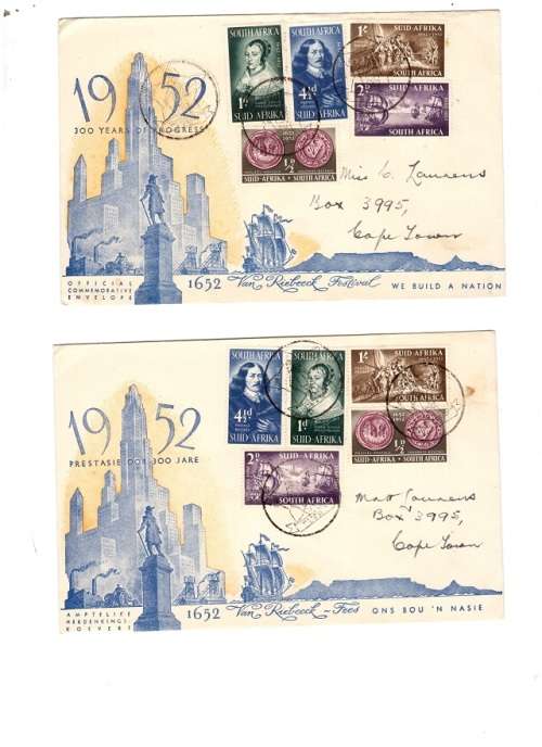 6 X SA UNION COVERS SEE PICS!!!!