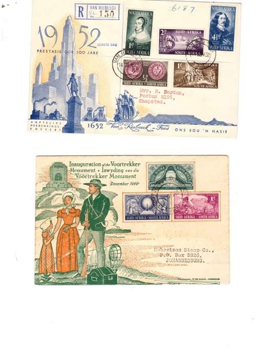 6 X SA UNION COVERS SEE PICS!!!!