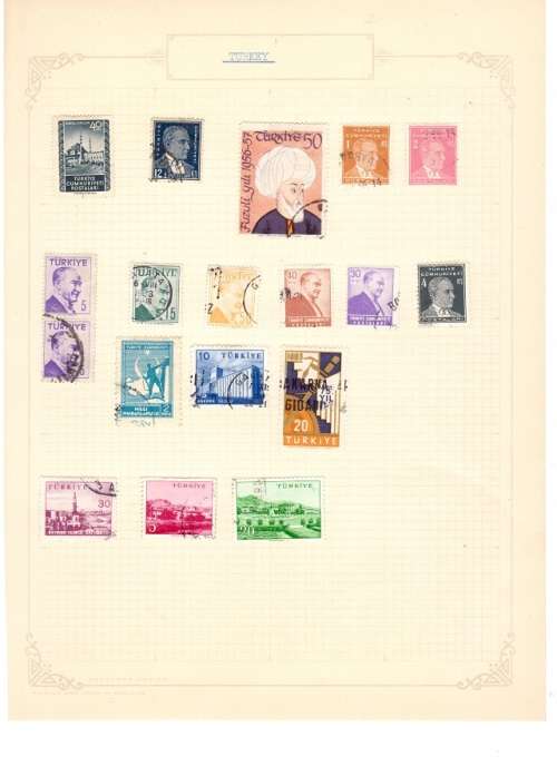 10 X PAGES USED WORLD STAMPS SEE PICS!!!!!