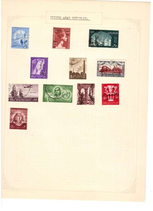 10 X PAGES USED WORLD STAMPS SEE PICS!!!!!