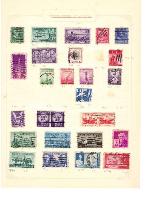 10 X PAGES USED WORLD STAMPS SEE PICS!!!!!