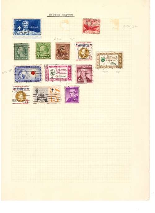 10 X PAGES USED WORLD STAMPS SEE PICS!!!!!