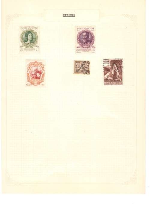 POSTE VATICAN NEW AND USED STAMPS 1943 SEE PICS!!!!!