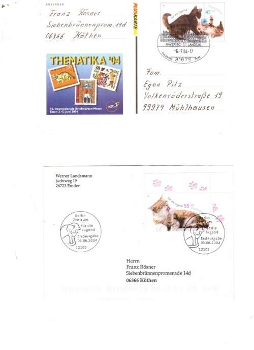 10 X GERMANY FIRST DAY COVERS BARGAIN SEE PICS!!!