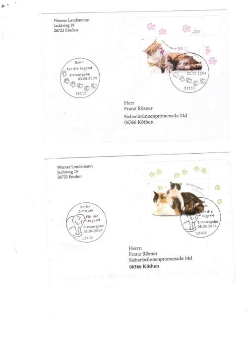 10 X GERMANY FIRST DAY COVERS BARGAIN SEE PICS!!!