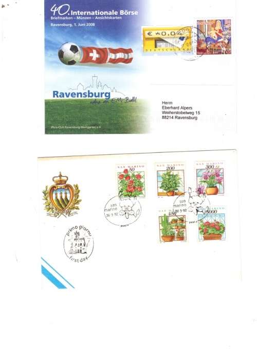 10 X GERMANY FIRST DAY COVERS BARGAIN SEE PICS!!!