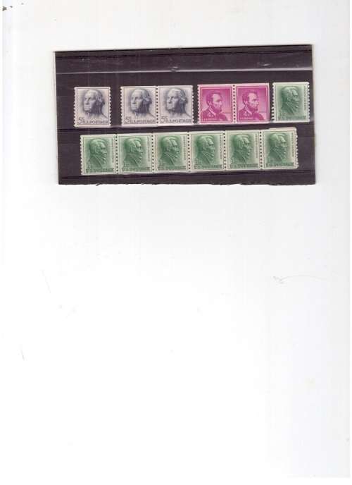UNITED STATES OF AMERICA 12 X UNUSED AND 8 X USED STAMPS SEE PICS!!!