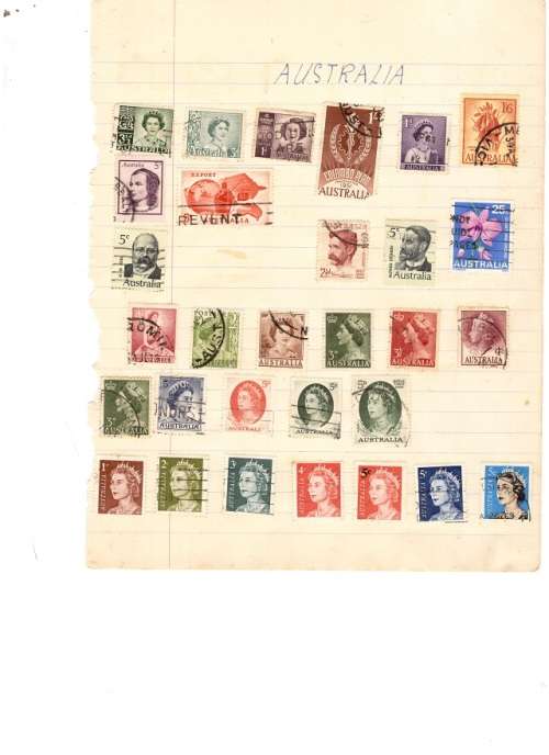 AUSTRALIA 48 X USED STAMPS SEE PICS!!!