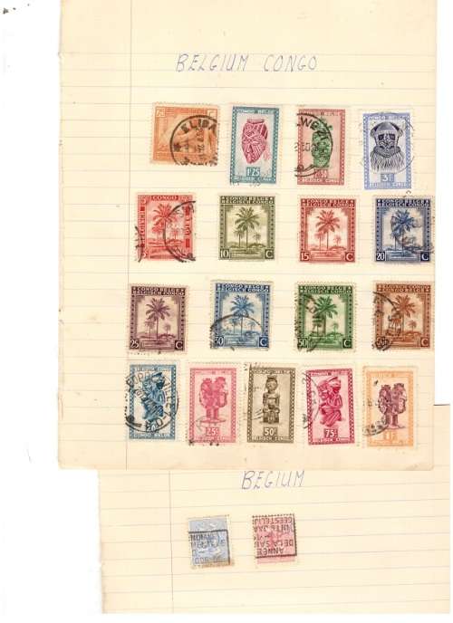 CANADA.CEYLON,BELGIUM CONGO 115 USED STAMPS SEE PICS!!!!