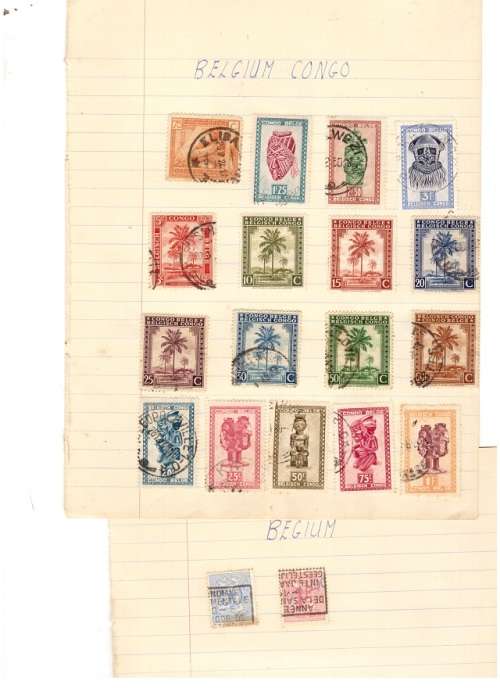 CANADA.CEYLON,BELGIUM CONGO 115 USED STAMPS SEE PICS!!!!