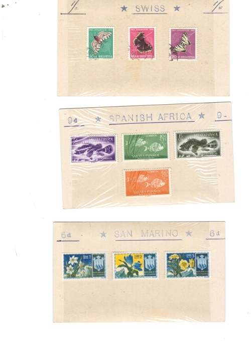 5 X SETS WORLD STAMPS SEE PICS!!!!