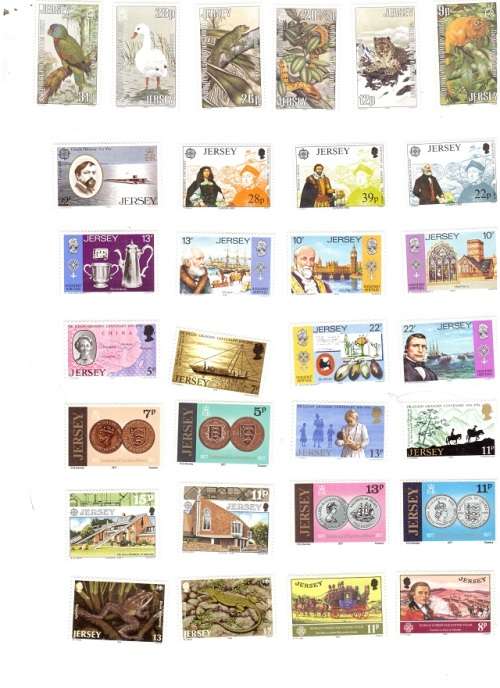 GREAT BRITAIN JERSEY 72 X MINT STAMPS SEE PICKS !!!!