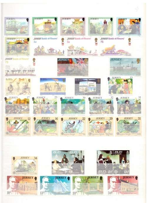 GREAT BRITAIN 75 X JERSEY STAMPS MINT SEE PICKS!!!