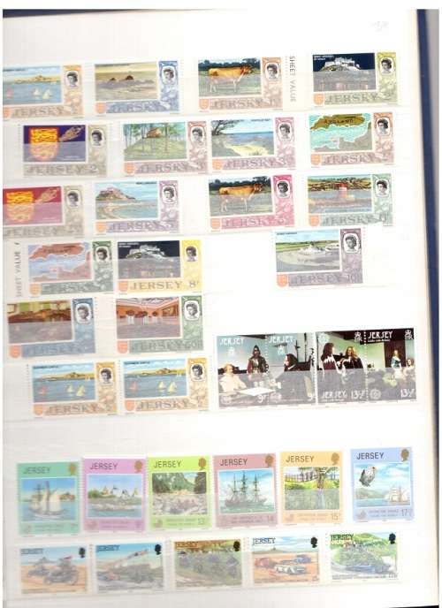 GREAT BRITAIN JERSEY 64 X MINT STAMPS SEE PICS!!!