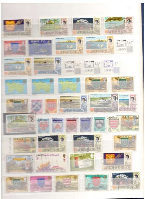 GREAT BRITAIN JERSEY MINT AND USED STAMPS SEE PICS!!!