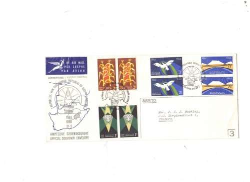 RSA FESTIVAL OFFICIAL SOUVERNIR ENVELOPE 31051961,1966 SEE PICS