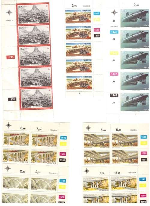 273 X RSA MINT STAMPS SEE PICS!!!