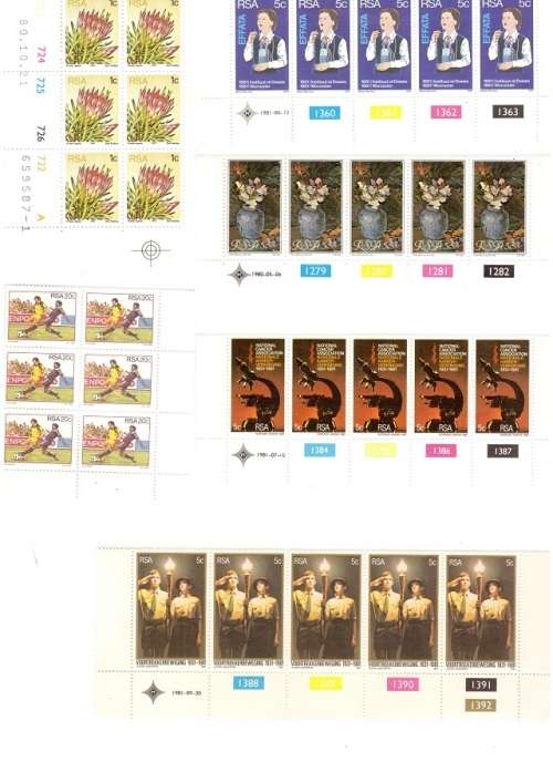 273 X RSA MINT STAMPS SEE PICS!!!