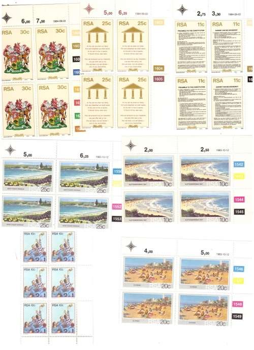 273 X RSA MINT STAMPS SEE PICS!!!
