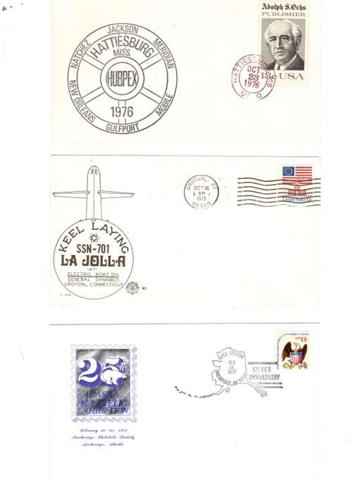 6 X UNITED STATES OF AMERICA FDC`S SEE PICKS!!!