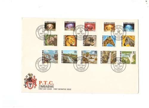 ZIMBABWE FIRST DAY COVERs 1980 SEE