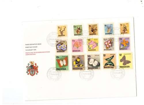 RHODESIA FIRST DAY COVER 1974 SEE PICS!!!