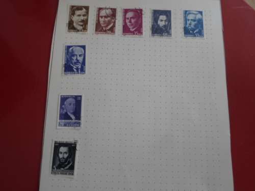 ROMANIA 10 X PAGES USED STAMPS SEE PICS!!!!