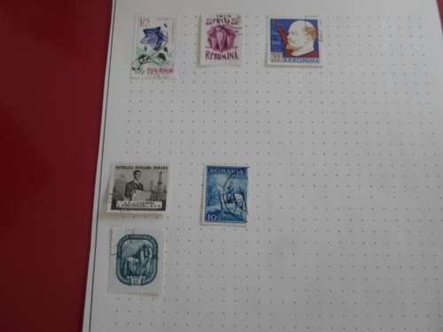 ROMANIA 10 X PAGES USED STAMPS SEE PICS!!!!