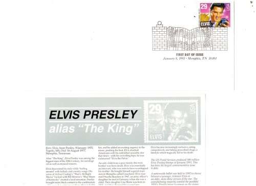 USA FIRST DAY COVER ELVIS PRESLEY 1993 SEE PICS!!!