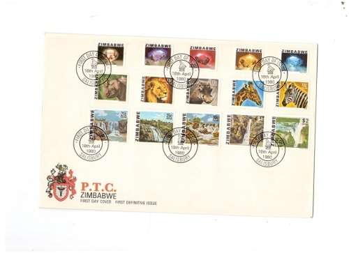 ZIMBABWE 3 X FDC`S SEE PICS!!!