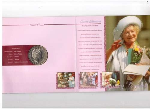 GREAT BRITAIN QUEEN ELIZABETH 2000 CUPRO NICKLE BRILLIANT UNCIRCULATED 5 POUND COIN SEE PICS!!!!